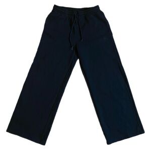 Black Wide Leg Sweatpants